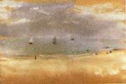 Edgar Degas Beach Landscape_2 Spain oil painting artist